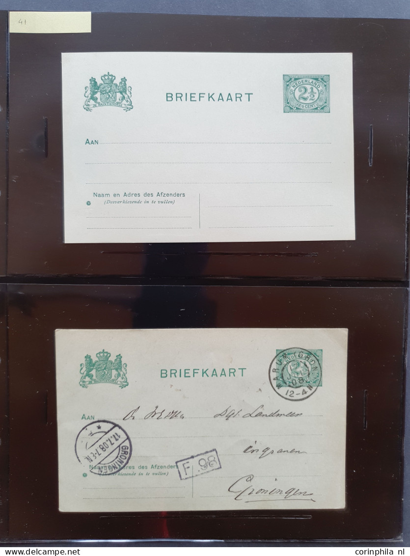 Cover 1908-1927 Briefkaarten Uitgebreide Collectie Zowel Ongebruikt Als Gebruikt Verzameld Met Beter Inclusief Verschove - Collections