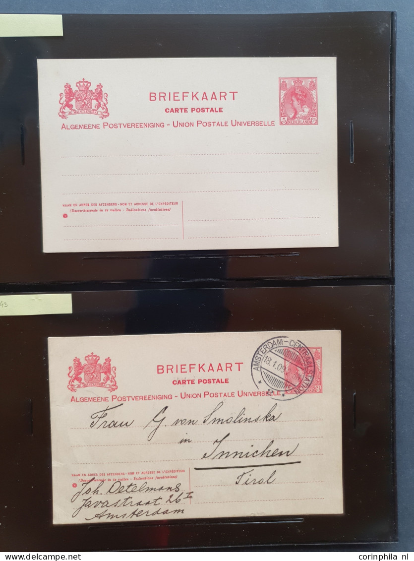 Cover 1908-1927 Briefkaarten Uitgebreide Collectie Zowel Ongebruikt Als Gebruikt Verzameld Met Beter Inclusief Verschove - Collezioni