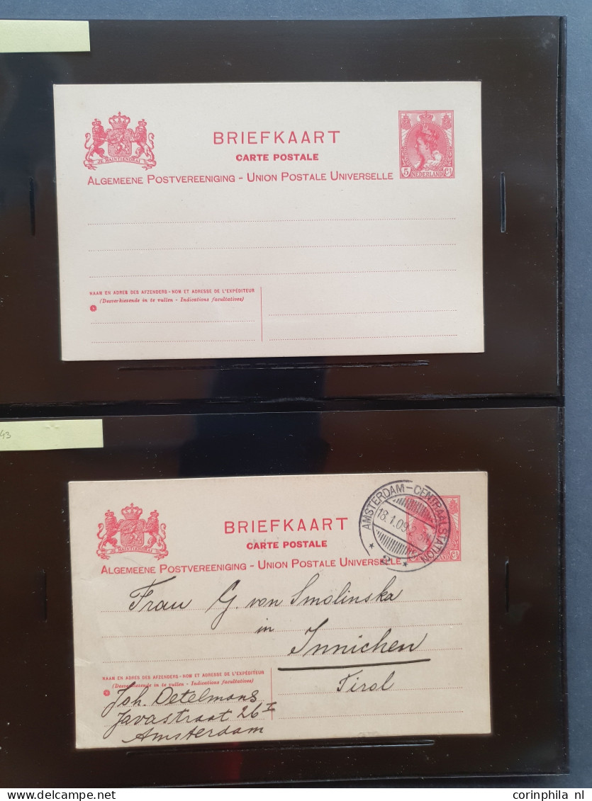Cover 1908-1927 Briefkaarten Uitgebreide Collectie Zowel Ongebruikt Als Gebruikt Verzameld Met Beter Inclusief Verschove - Colecciones Completas