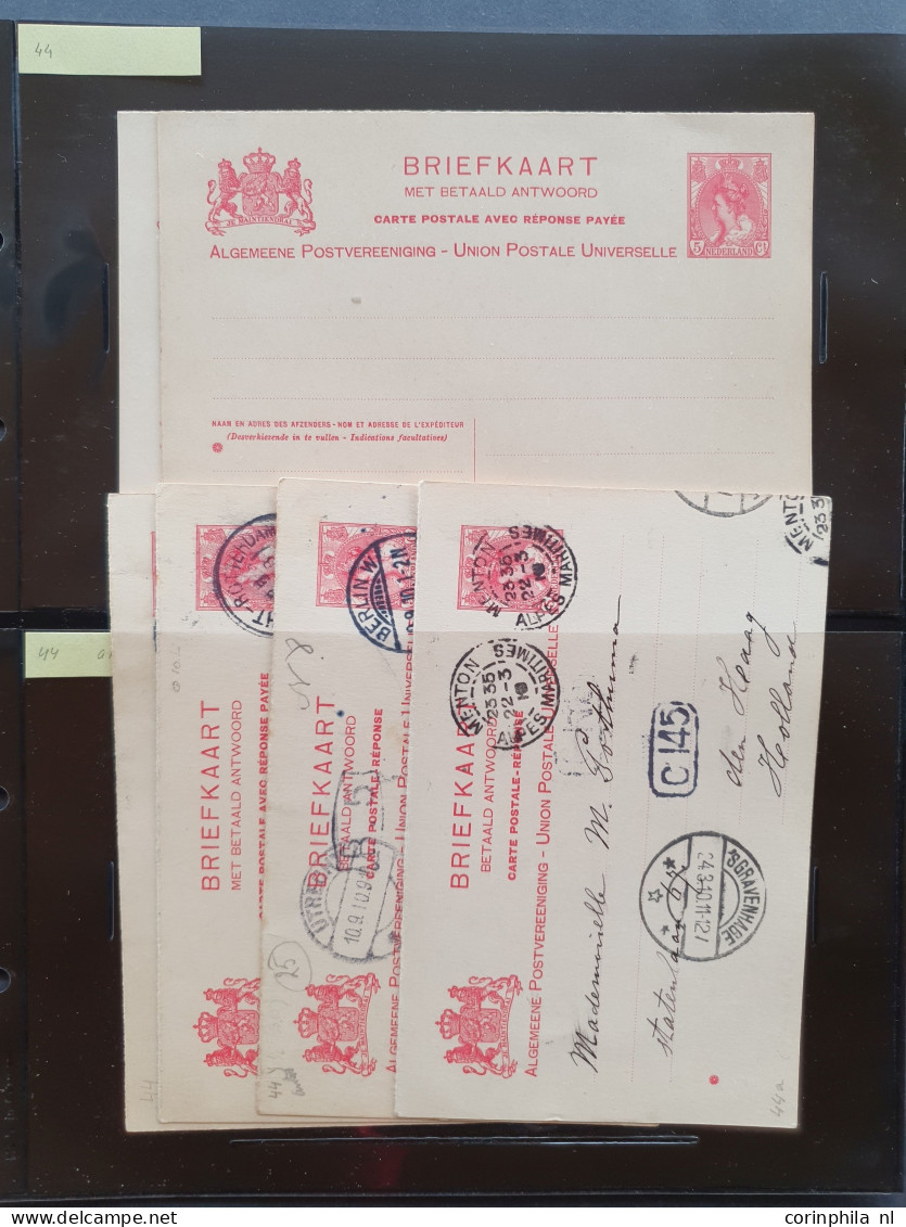 Cover 1908-1927 Briefkaarten Uitgebreide Collectie Zowel Ongebruikt Als Gebruikt Verzameld Met Beter Inclusief Verschove - Colecciones Completas