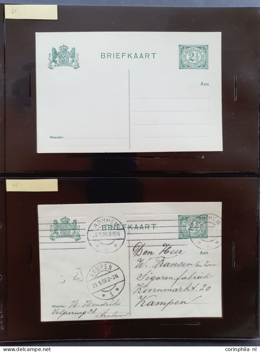 Cover 1908-1927 briefkaarten uitgebreide collectie zowel ongebruikt als gebruikt verzameld met beter inclusief verschove