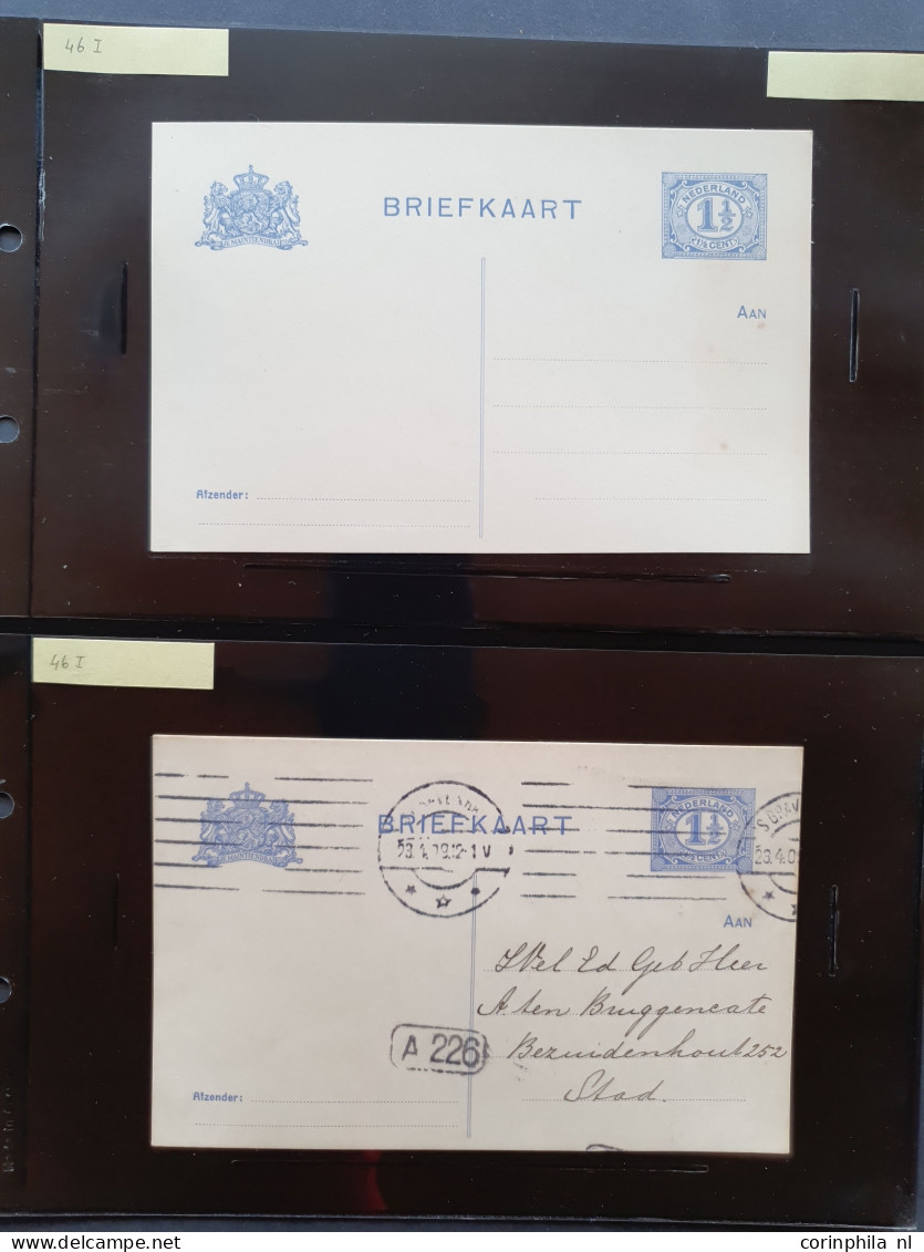 Cover 1908-1927 briefkaarten uitgebreide collectie zowel ongebruikt als gebruikt verzameld met beter inclusief verschove