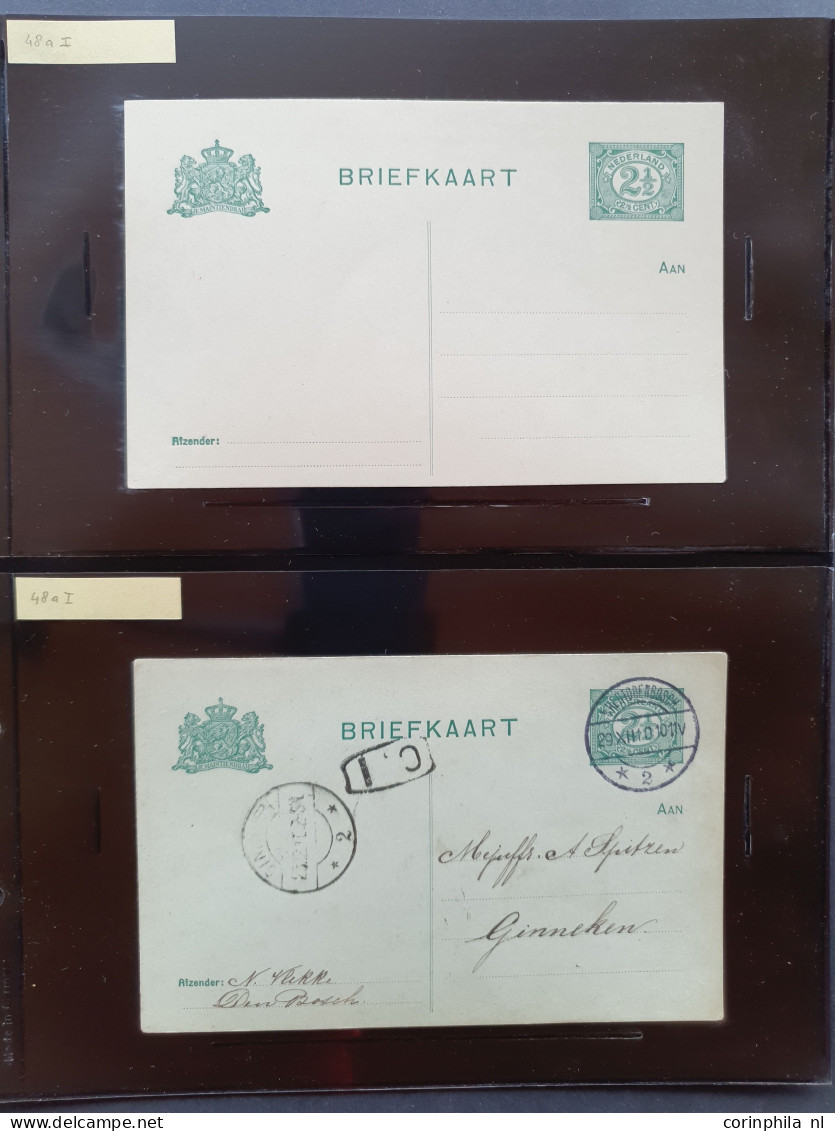 Cover 1908-1927 briefkaarten uitgebreide collectie zowel ongebruikt als gebruikt verzameld met beter inclusief verschove