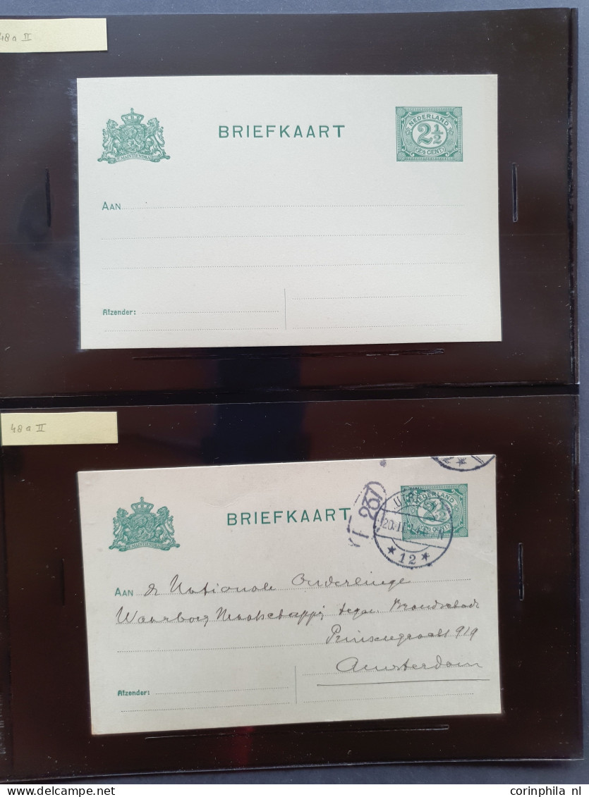 Cover 1908-1927 briefkaarten uitgebreide collectie zowel ongebruikt als gebruikt verzameld met beter inclusief verschove