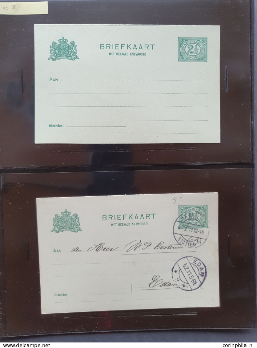 Cover 1908-1927 briefkaarten uitgebreide collectie zowel ongebruikt als gebruikt verzameld met beter inclusief verschove