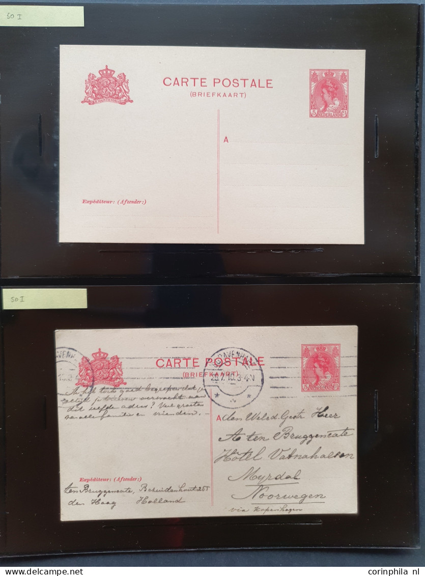 Cover 1908-1927 briefkaarten uitgebreide collectie zowel ongebruikt als gebruikt verzameld met beter inclusief verschove