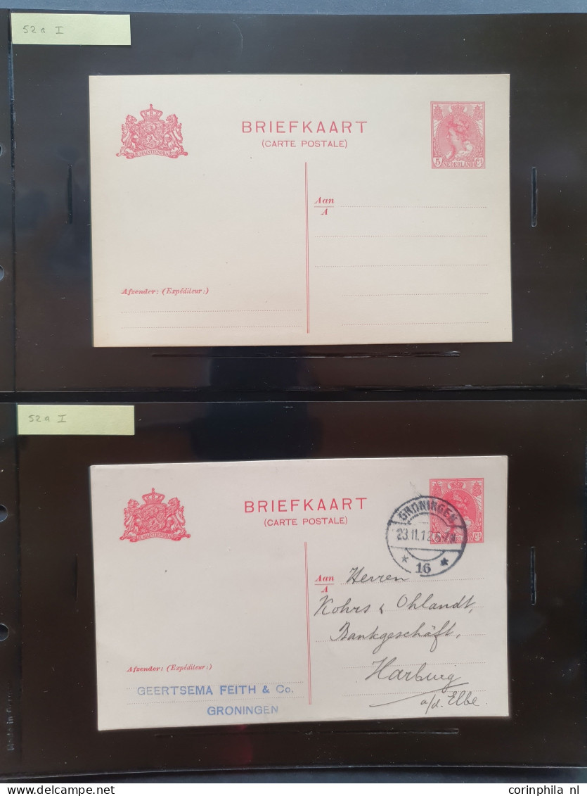 Cover 1908-1927 briefkaarten uitgebreide collectie zowel ongebruikt als gebruikt verzameld met beter inclusief verschove