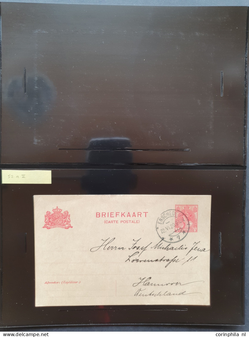 Cover 1908-1927 briefkaarten uitgebreide collectie zowel ongebruikt als gebruikt verzameld met beter inclusief verschove