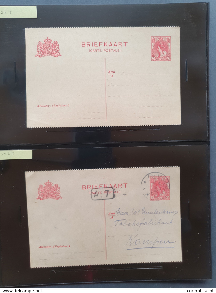 Cover 1908-1927 briefkaarten uitgebreide collectie zowel ongebruikt als gebruikt verzameld met beter inclusief verschove