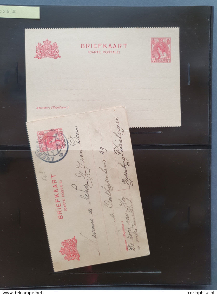 Cover 1908-1927 briefkaarten uitgebreide collectie zowel ongebruikt als gebruikt verzameld met beter inclusief verschove