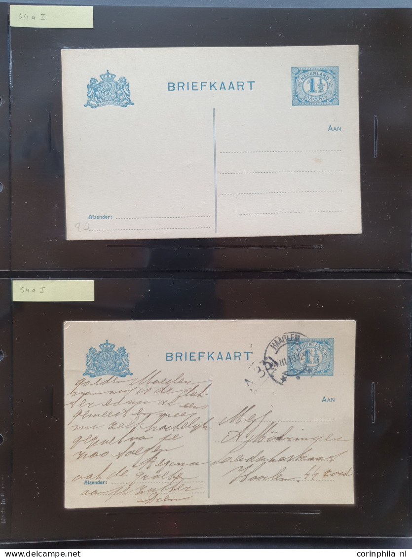 Cover 1908-1927 briefkaarten uitgebreide collectie zowel ongebruikt als gebruikt verzameld met beter inclusief verschove