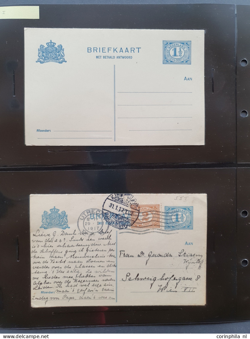 Cover 1908-1927 briefkaarten uitgebreide collectie zowel ongebruikt als gebruikt verzameld met beter inclusief verschove