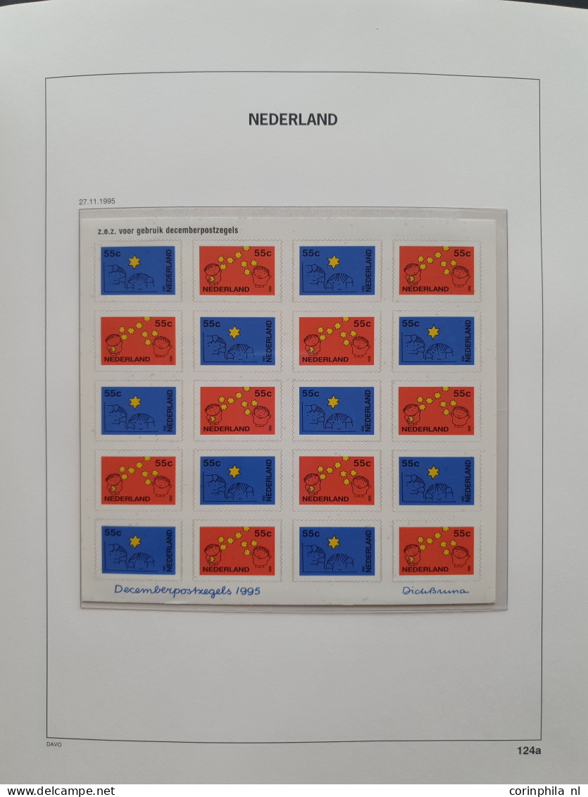 1993-2013 collectie velletjes, Mooi Nederland en iets prestige boekjes w.b. nominaal ca. €460, NL1 (ca. 690x), Internati