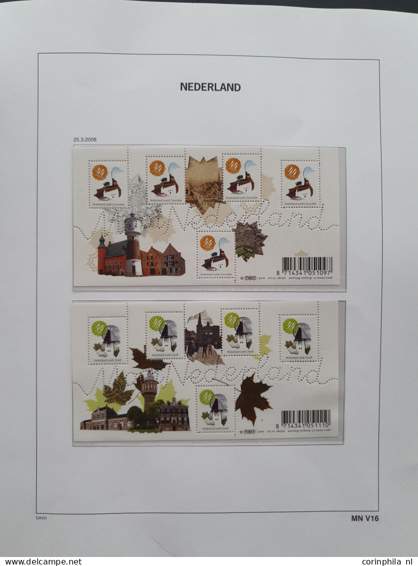 1993-2013 collectie velletjes, Mooi Nederland en iets prestige boekjes w.b. nominaal ca. €460, NL1 (ca. 690x), Internati