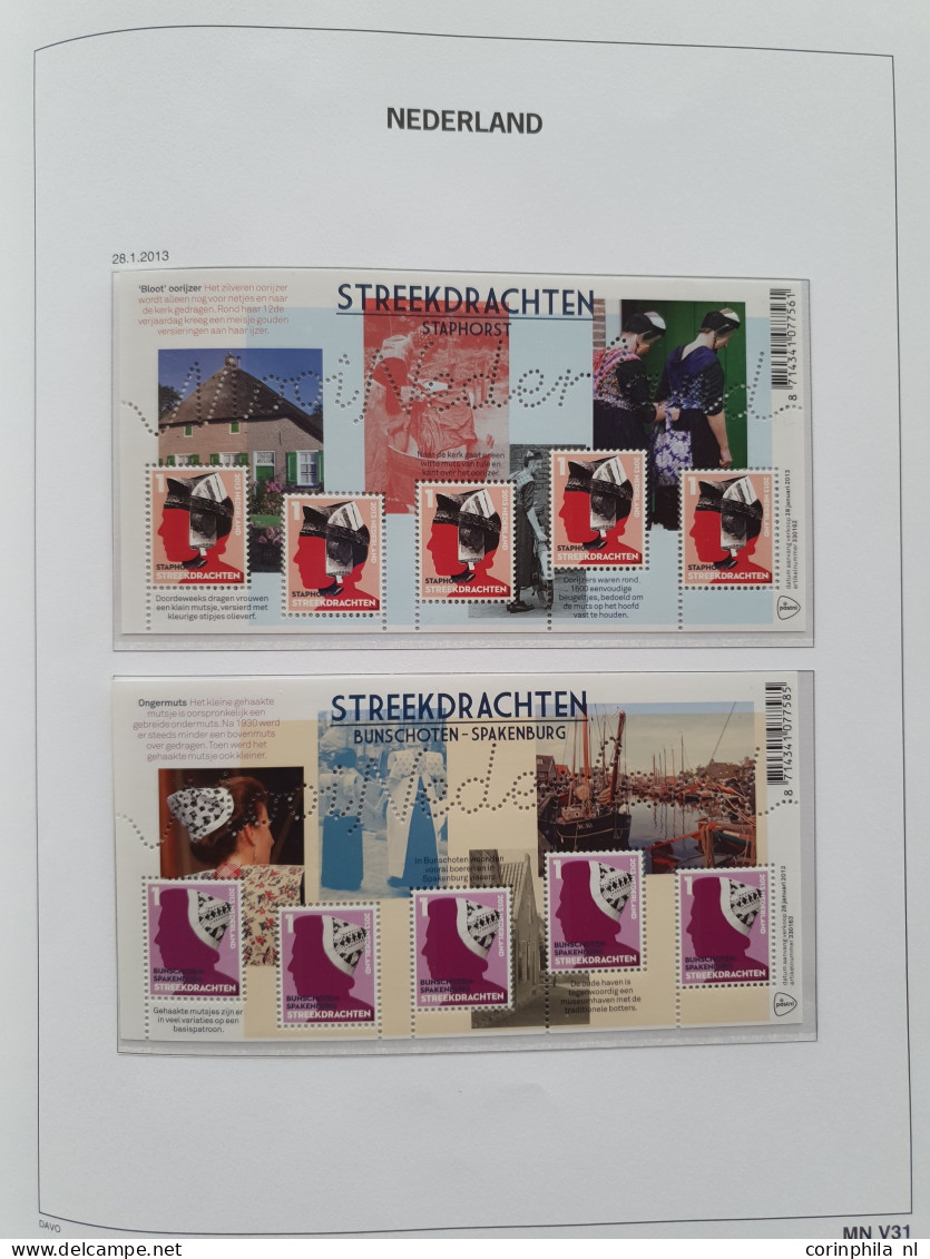 1993-2013 collectie velletjes, Mooi Nederland en iets prestige boekjes w.b. nominaal ca. €460, NL1 (ca. 690x), Internati