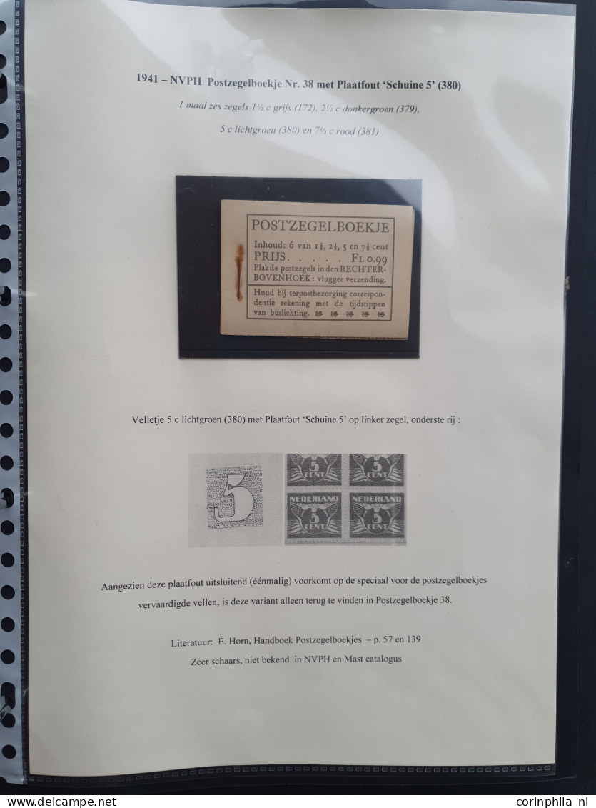 1872-1951 Collectie Meest Betere Plaatfouten W.b. 75P In Blok Van Vier */**, 78P *, 79P * Etc. Mooi Opgezet In Ringband - Collezioni