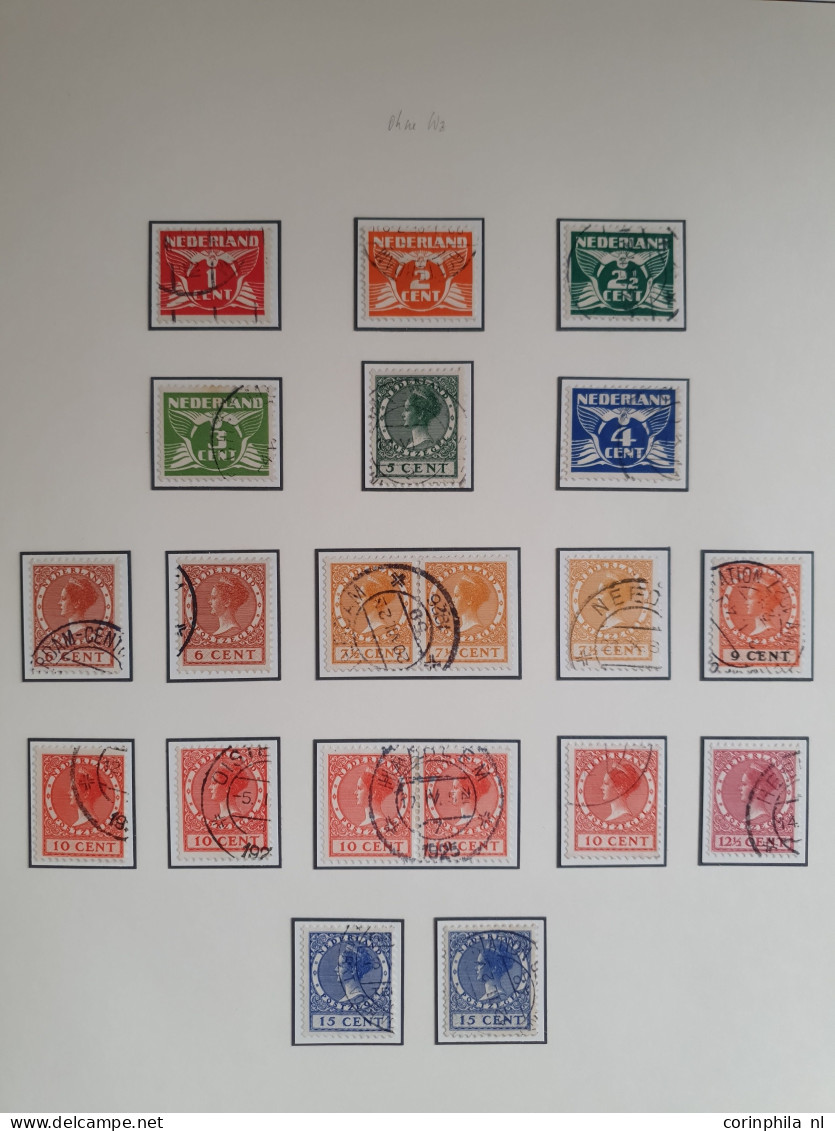 1924-1940 Gespecialiseerde Collectie Lebeau En Veth Meest * W.b. 137P, 171Af, 171P, Diverse Poststukken Met Beter Materi - Colecciones Completas