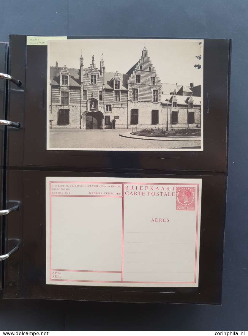 Cover 1933-1967 uitgebreide collectie briefkaarten (totaal ca. 475 ex.) zowel gebruikt als ongebruikt verzameld met veel