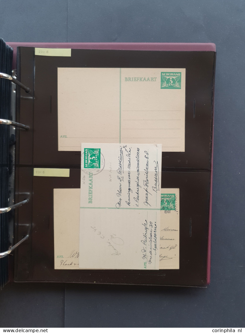 Cover 1933-1967 uitgebreide collectie briefkaarten (totaal ca. 475 ex.) zowel gebruikt als ongebruikt verzameld met veel