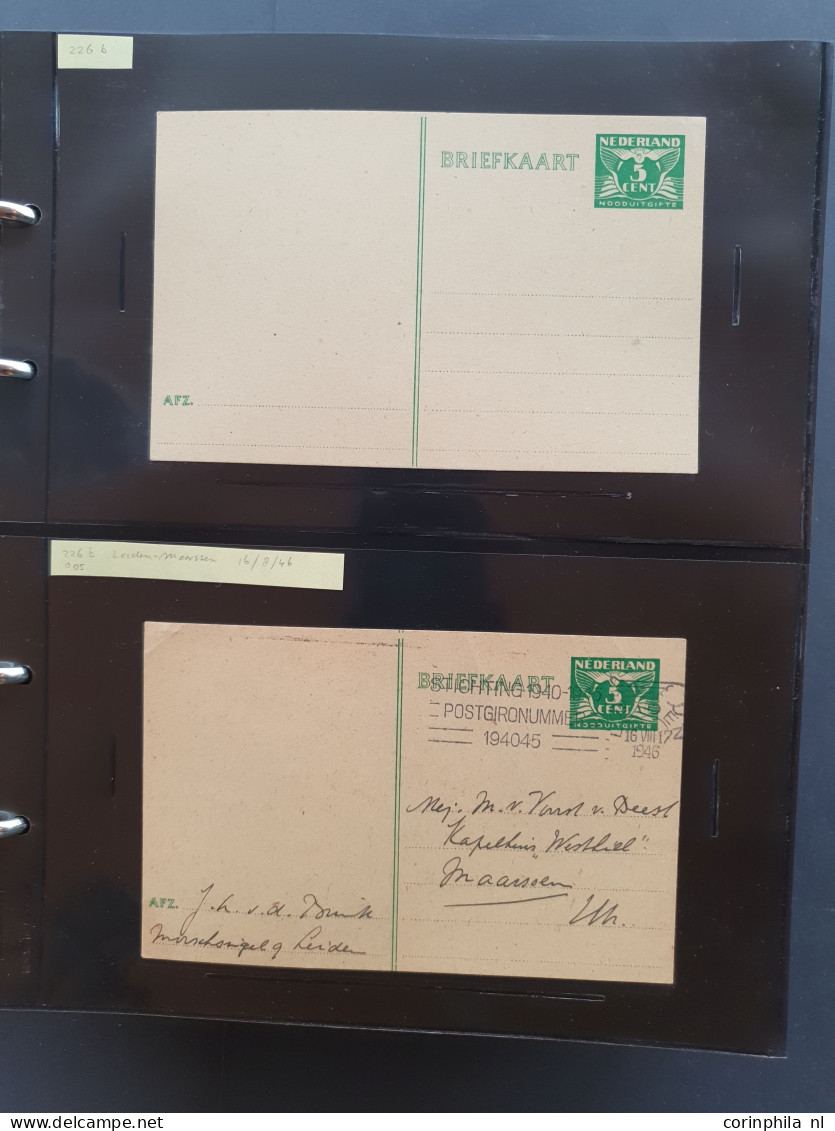 Cover 1933-1967 uitgebreide collectie briefkaarten (totaal ca. 475 ex.) zowel gebruikt als ongebruikt verzameld met veel