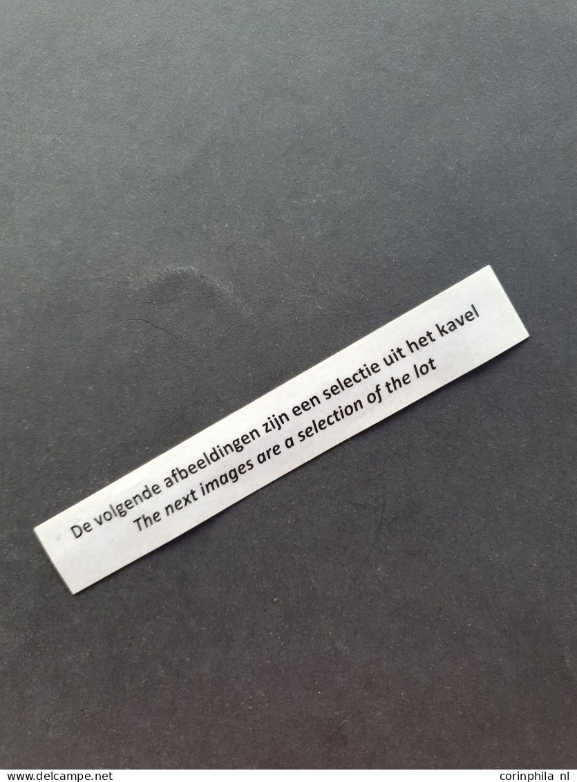 Cover 1724-1980, Ca. 80 Post(waarde)stukken W.b. Voorfilatelie, 1e En 2e Emissies (bestemmingen, Paartje Nr. 6 Naar Bord - Collections