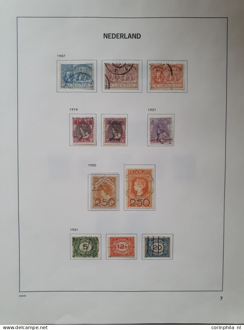 1852-2009ca. collectie gestempeld w.b. iets betere ex. (o.a. nrs.130-131), gestempelde eurowaarden en poststukken in 3 D