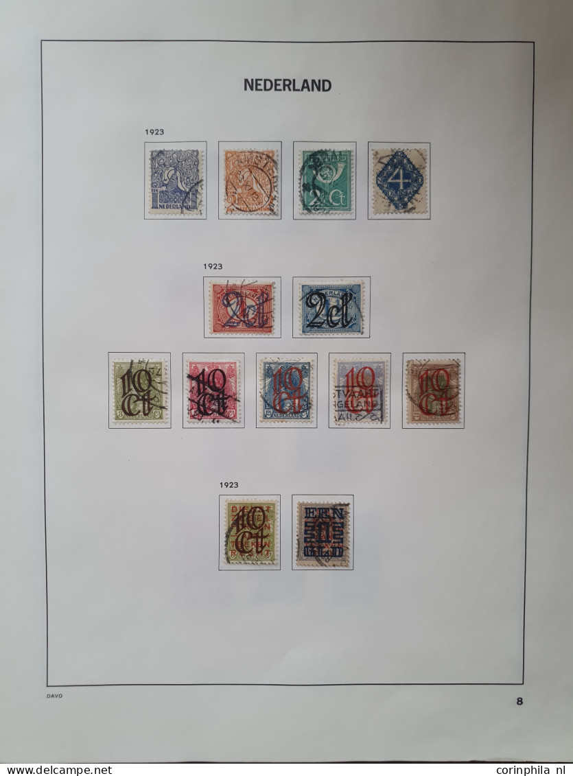 1852-2009ca. collectie gestempeld w.b. iets betere ex. (o.a. nrs.130-131), gestempelde eurowaarden en poststukken in 3 D