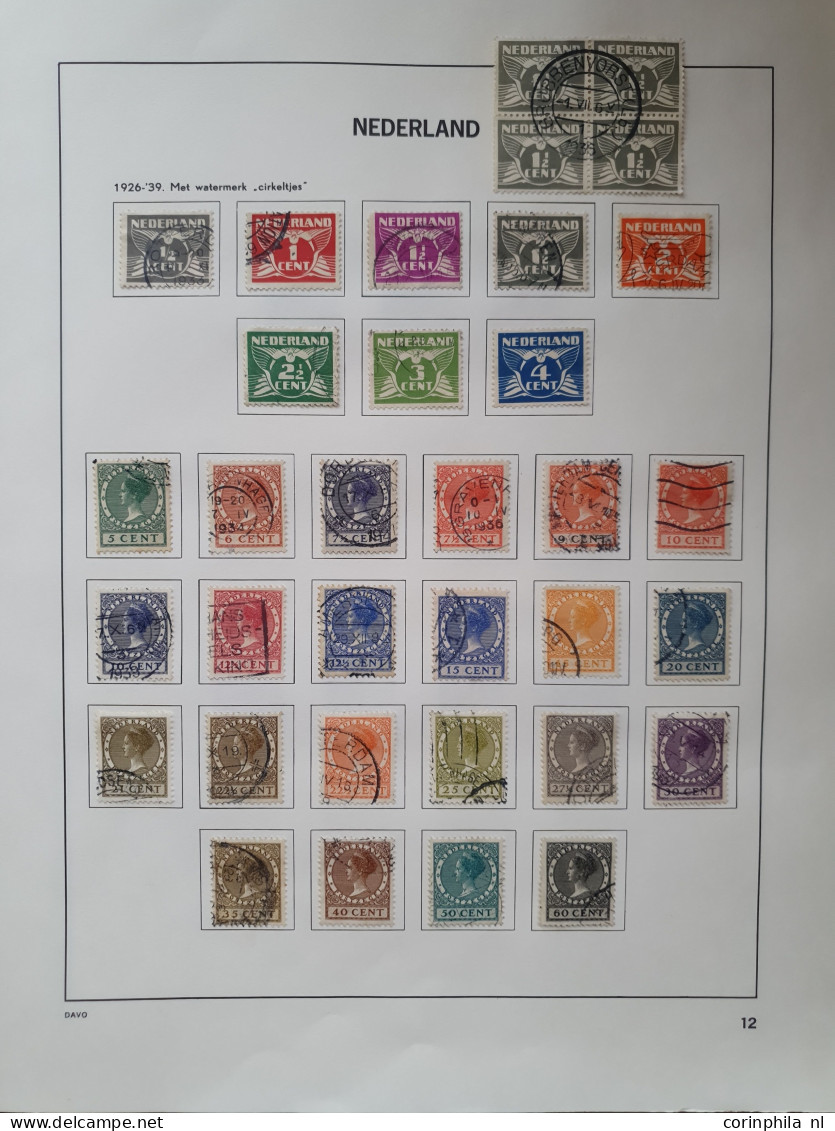 1852-2009ca. collectie gestempeld w.b. iets betere ex. (o.a. nrs.130-131), gestempelde eurowaarden en poststukken in 3 D