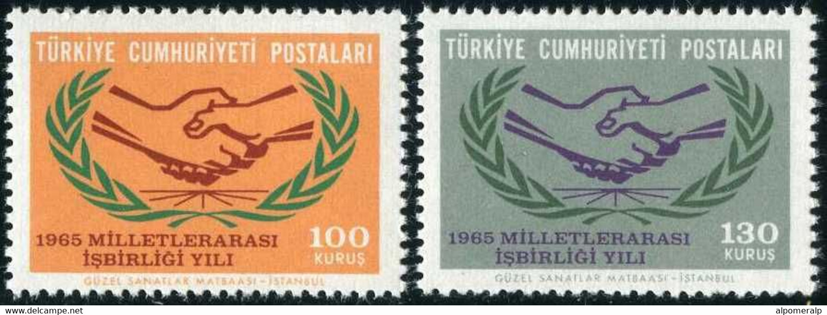 Türkiye 1965 Mi 1951-1952 MNH International Co-operation - Ungebraucht