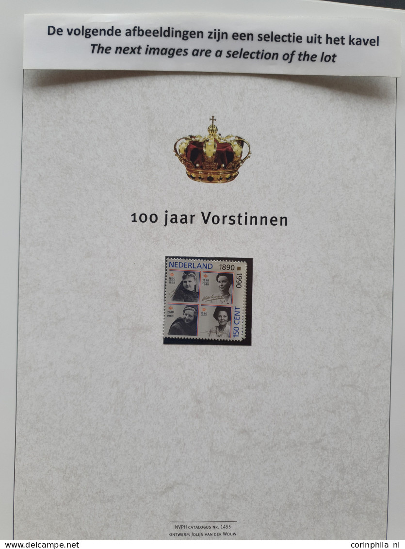 1891-1998, Collectie */** Met. O.a. Nr. 48, Van Konijnenburg En En Face 5 Gulden In 100 Jaar Vorstinnen Album - Collections