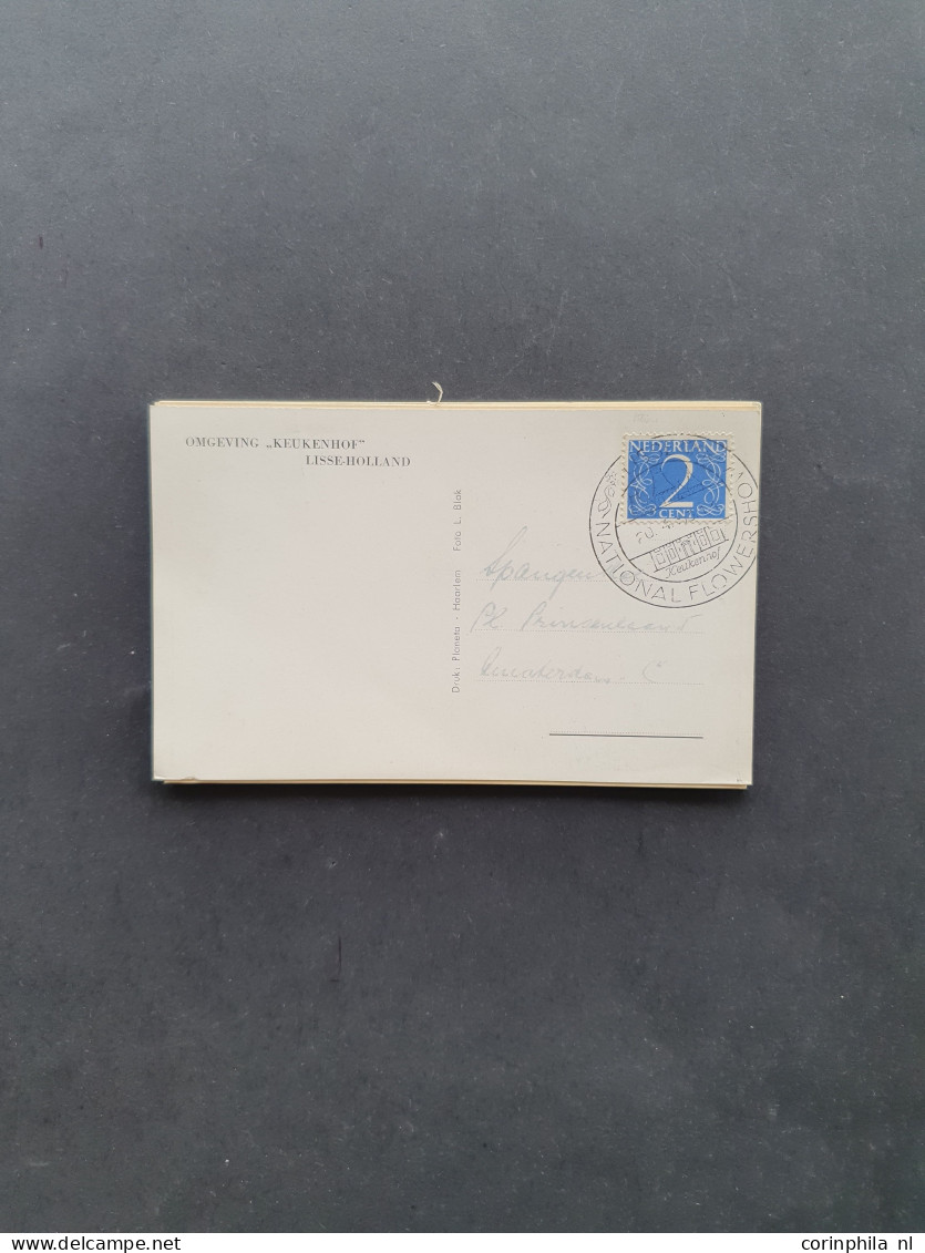 Cover 1871 en later postwaardestukken uitgebreide voorraad zowel gebruikt als ongebruikt, groot aantal in 3 dozen in ver