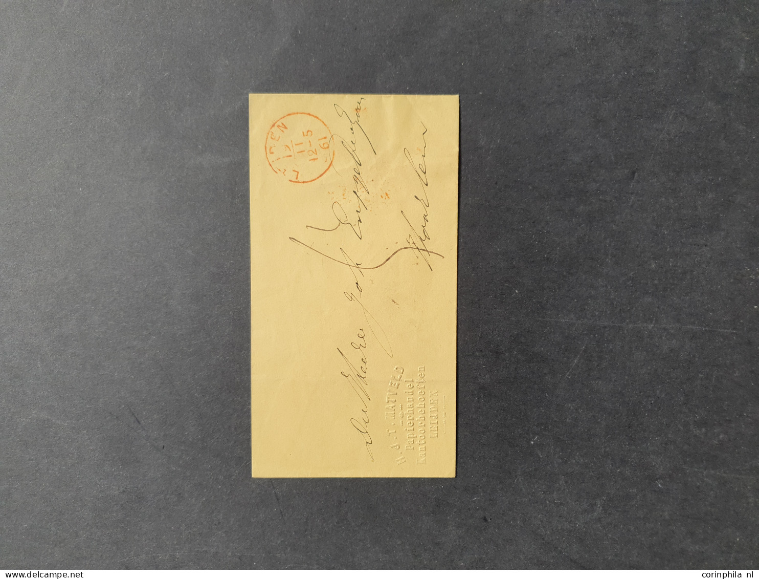 Cover 1871-1945ca. postwaardestukken, briefkaarten met adres afzender in reliëf (ca. 100 ex.) alle gebruikt w.b. reliëf 