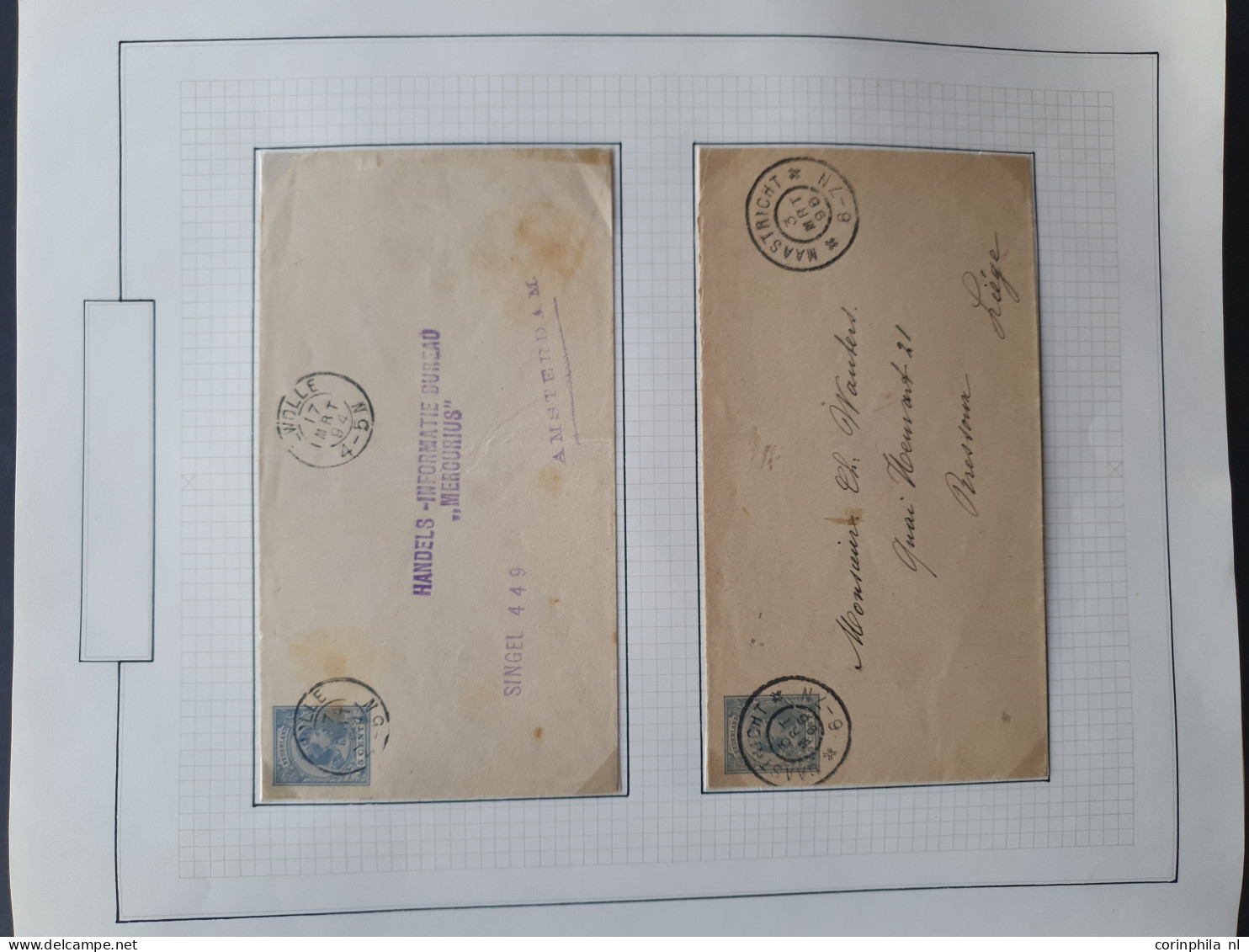 Cover 1871-2000ca. Collecties Postwaardestukken (ruim 600 Ex.) Gebruikt En Ongebruikt W.b. Briefkaarten, Postbladen, Tev - Colecciones Completas