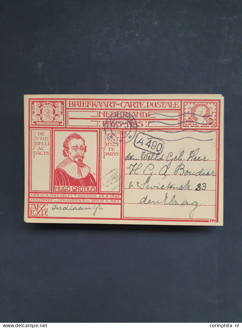 Cover 1898-1940 geïllustreerde briefkaarten inclusief doubletten meest ongebruikt met beter materiaal, totaal ruim 120 e