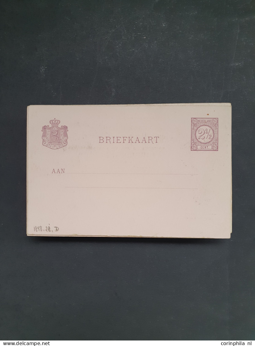 Cover 1898-1940 geïllustreerde briefkaarten inclusief doubletten meest ongebruikt met beter materiaal, totaal ruim 120 e