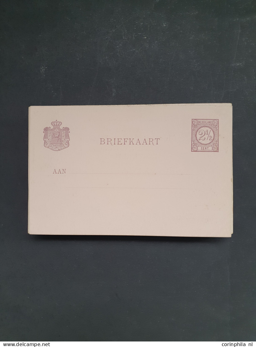 Cover 1898-1940 geïllustreerde briefkaarten inclusief doubletten meest ongebruikt met beter materiaal, totaal ruim 120 e