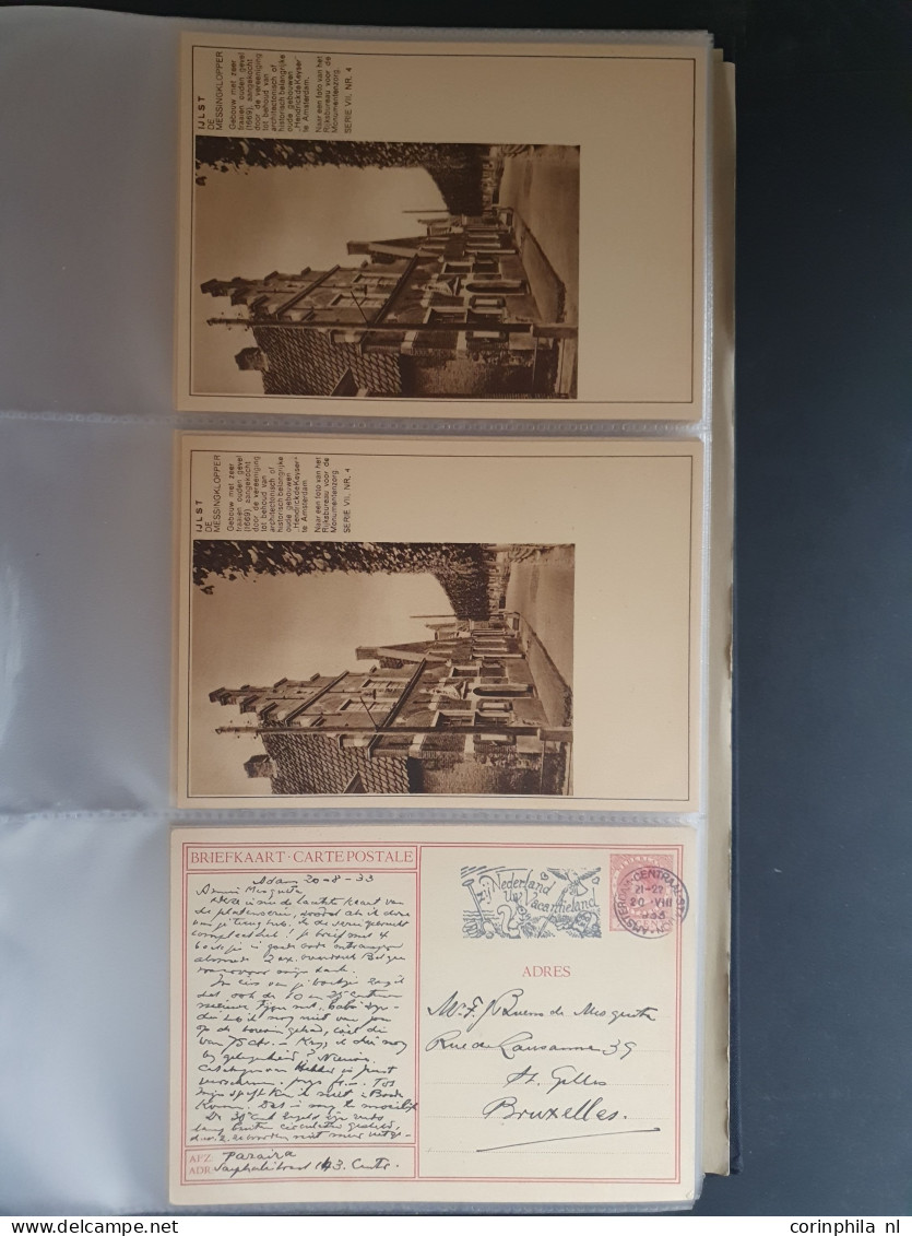 Cover 1924-1946 collecties/voorraad geïllustreerde briefkaarten en fotobriefkaarten (ruim 200 ex.) gebruikt en ongebruik