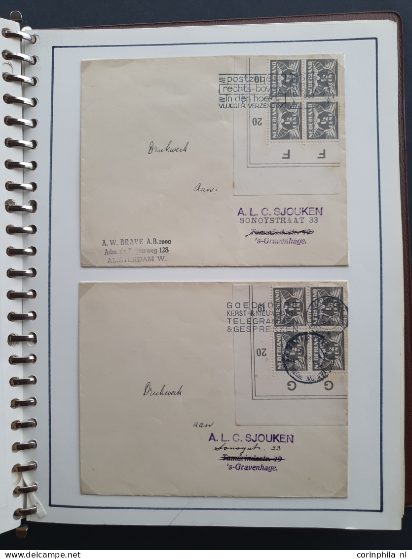 Front 1876-1980ca. collectie en voorraad deels opgezet op emissies, iets velrandvariëteiten, poststukken, plaatfouten, g