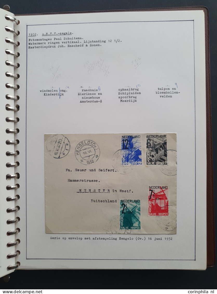 Front 1876-1980ca. collectie en voorraad deels opgezet op emissies, iets velrandvariëteiten, poststukken, plaatfouten, g