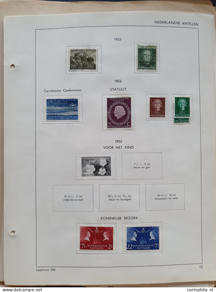 1864-1975, used and * met o.a. Internering, roltanding, Jubileum 1923 Indië, 300 jaar Gezag, Do. X op envelop etc. op al