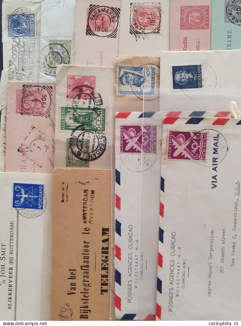 1880-1970 Ca., Ca. 125 Post(waarde)stukken W.b. Enkele Betere Ex. In Envelop - Collezioni