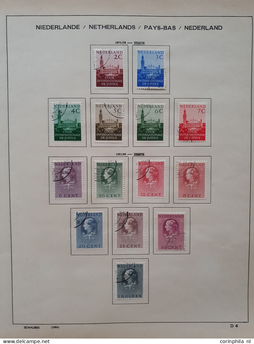 1852/1960 collectie gestempeld en */** waarbij betere ex. en series ( met o.a. Nederland nrs. 48 *,104,105, 131), back o