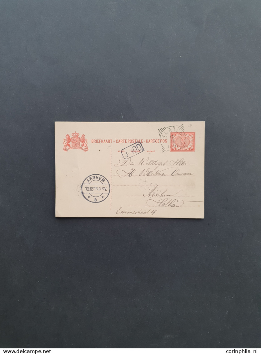 Cover , Airmail 1880-1980ca. en Indonesië post(waarde)stukken op stempeltypen gesorteerd (ca. 400 ex.) w.b. beter materi