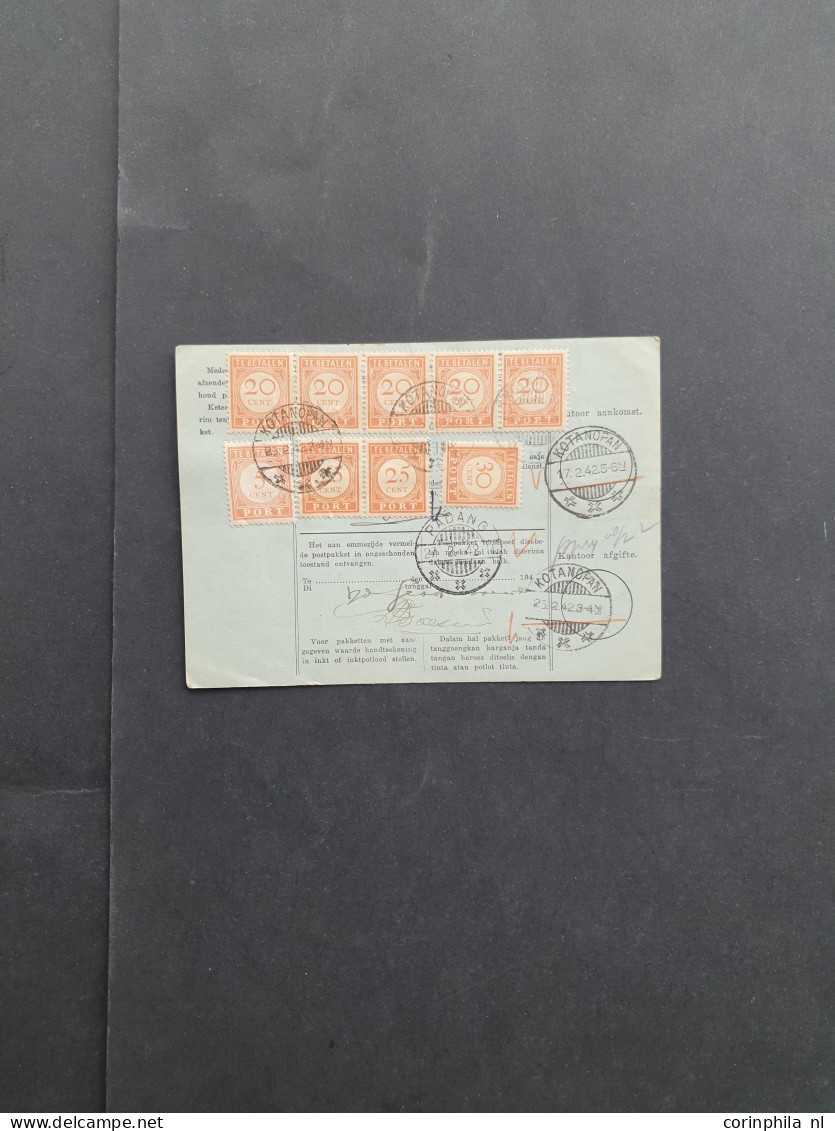 Cover , Airmail 1920-1940ca. Langebalkstempels A-Z Op Post(waarde)stuk (ca. 450 Stukken) W.b. Aangetekend, Censuur, Iets - Indes Néerlandaises