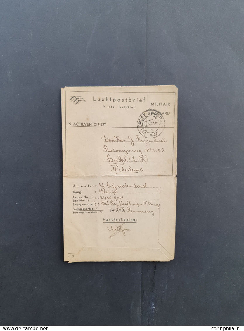 Cover 1945-1950 Ca. 35 Geïllustreerde Prentbriefkaarten Onafhankelijkheidsoorlog Alle Kerst- En Nieuwjaarswensen, Divers - Netherlands Indies