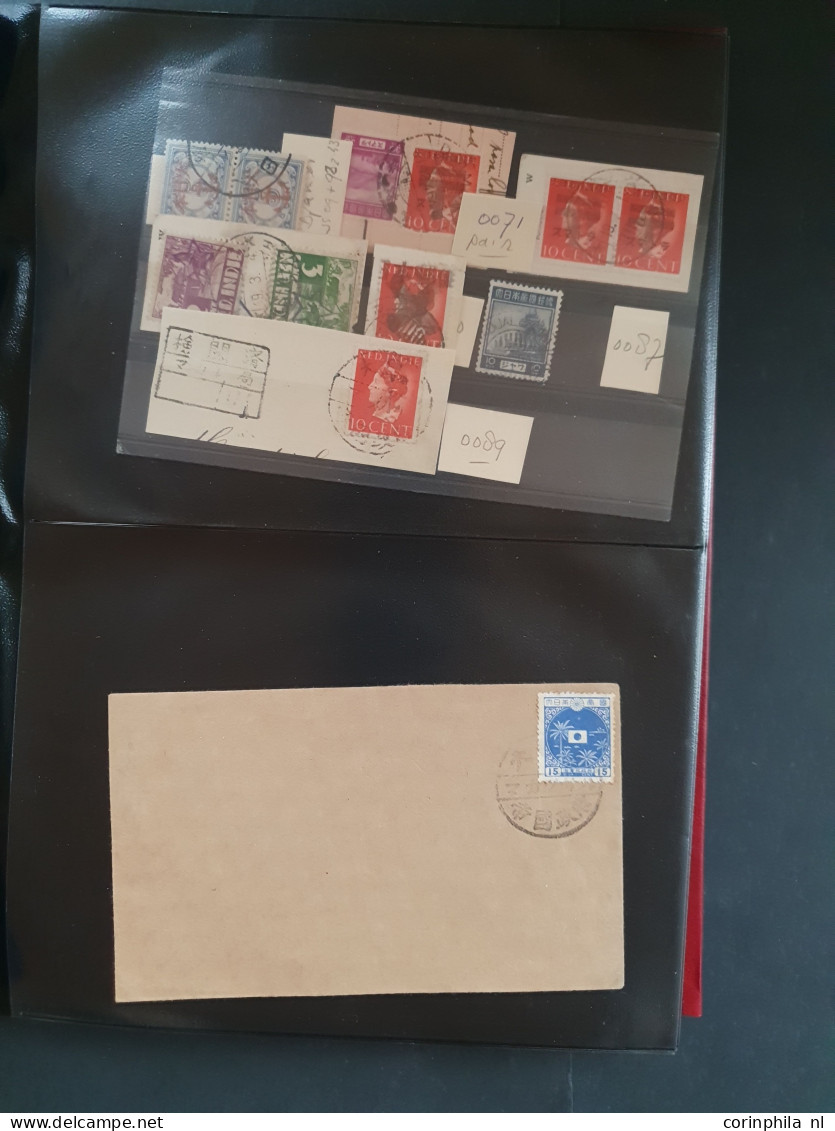 1942-1945 including small stock */** and used, postmarks with better offices, covers/postcards with some better items pa