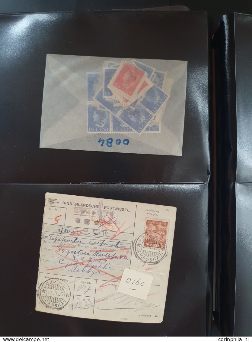 1942-1945 including small stock */** and used, postmarks with better offices, covers/postcards with some better items pa