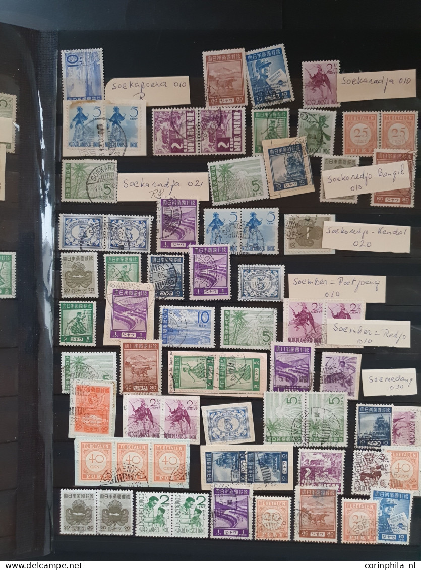 1942-1945 including small stock */** and used, postmarks with better offices, covers/postcards with some better items pa