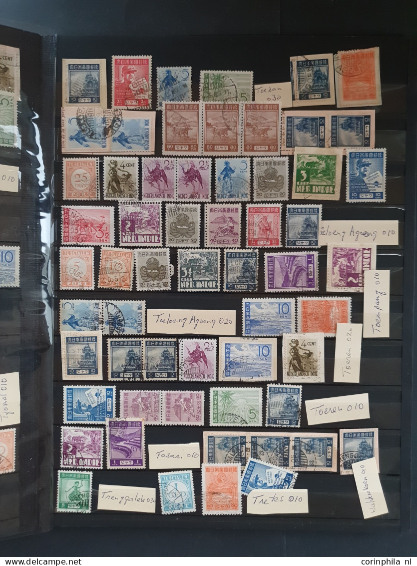 1942-1945 including small stock */** and used, postmarks with better offices, covers/postcards with some better items pa