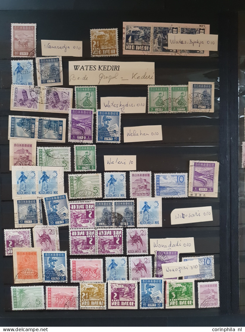 1942-1945 including small stock */** and used, postmarks with better offices, covers/postcards with some better items pa